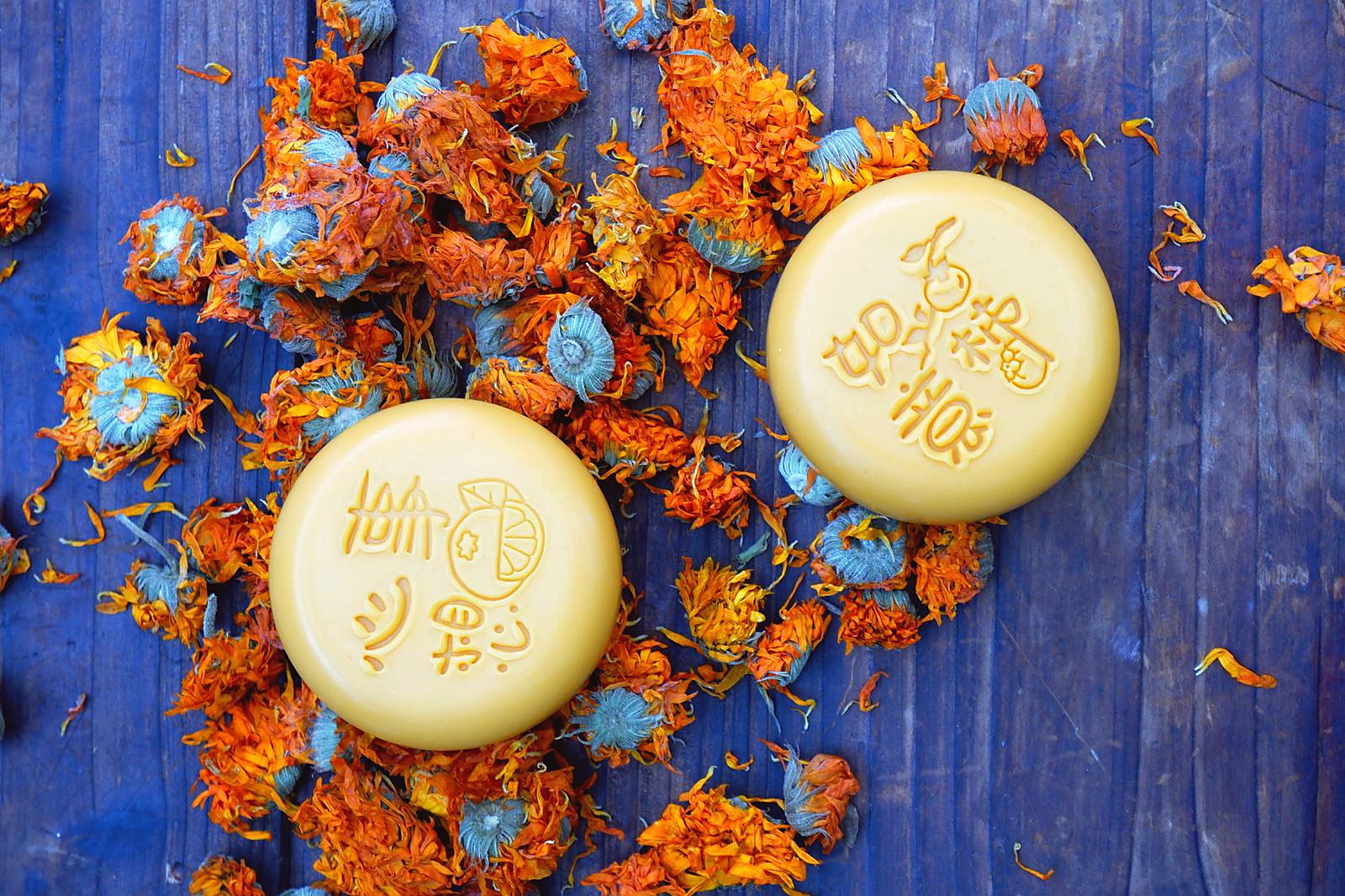 Calendula 金盏花皂 cold-process soap by ZAOLI